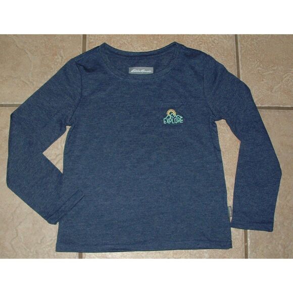 NEW Girls Sz XS (5/6) Multicolored Long Sleeve Tee Shirt 3 Pc Lot EDDIE BAUER - Picture 3 of 10